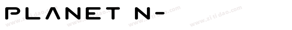 Planet N字体转换